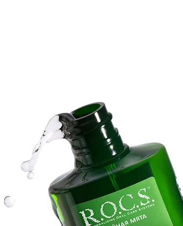 Ополаскиватель R.O.C.S. Двойная Мята TRAVEL EDITION, 75 мл