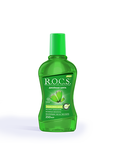Ополаскиватель R.O.C.S. Двойная мята, 250 мл