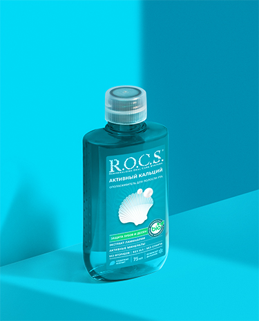 Ополаскиватель R.O.C.S. Активный кальций TRAVEL EDITION, 75 мл