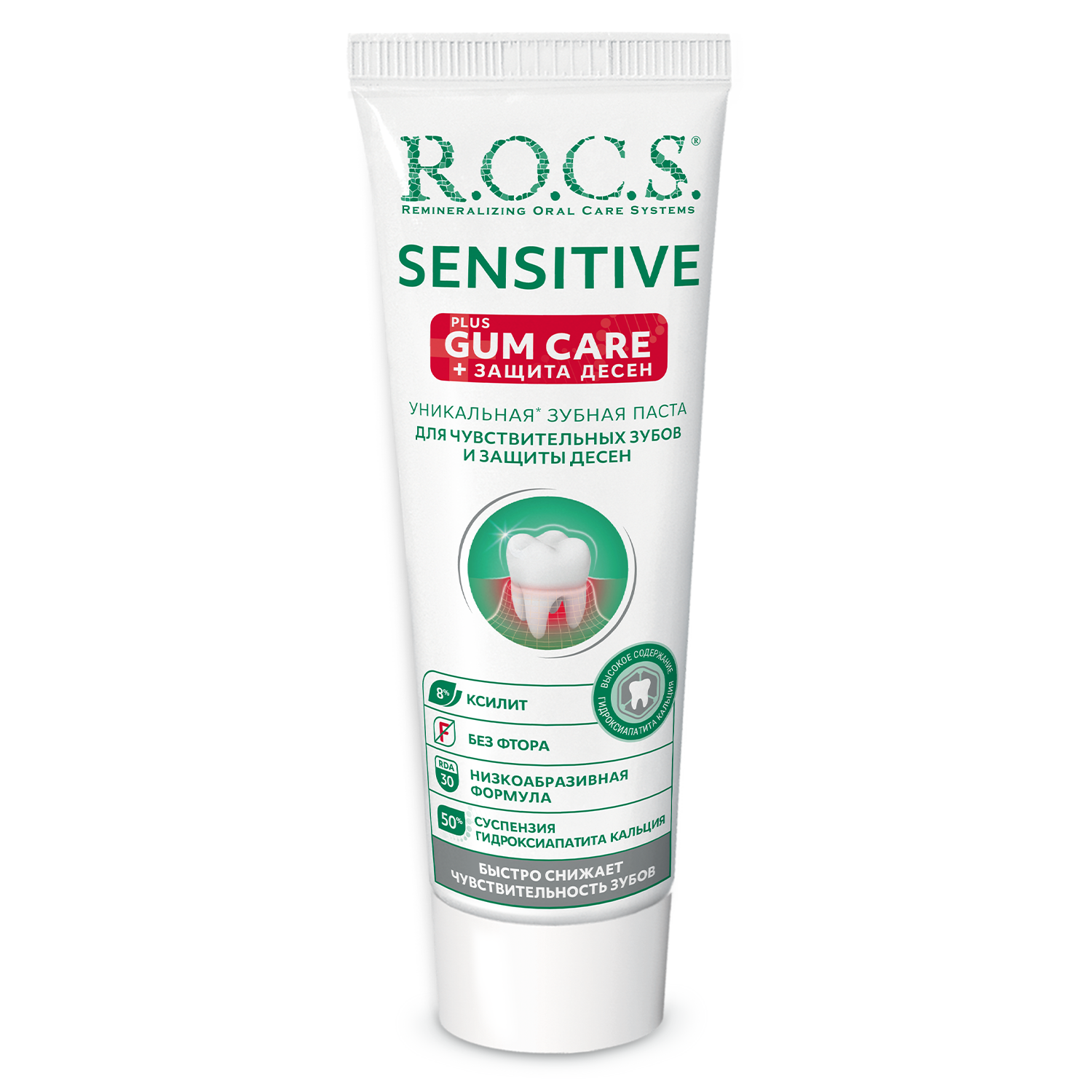 Зубная паста R.O.C.S. SENSITIVE Plus Gum Care, 94 гр