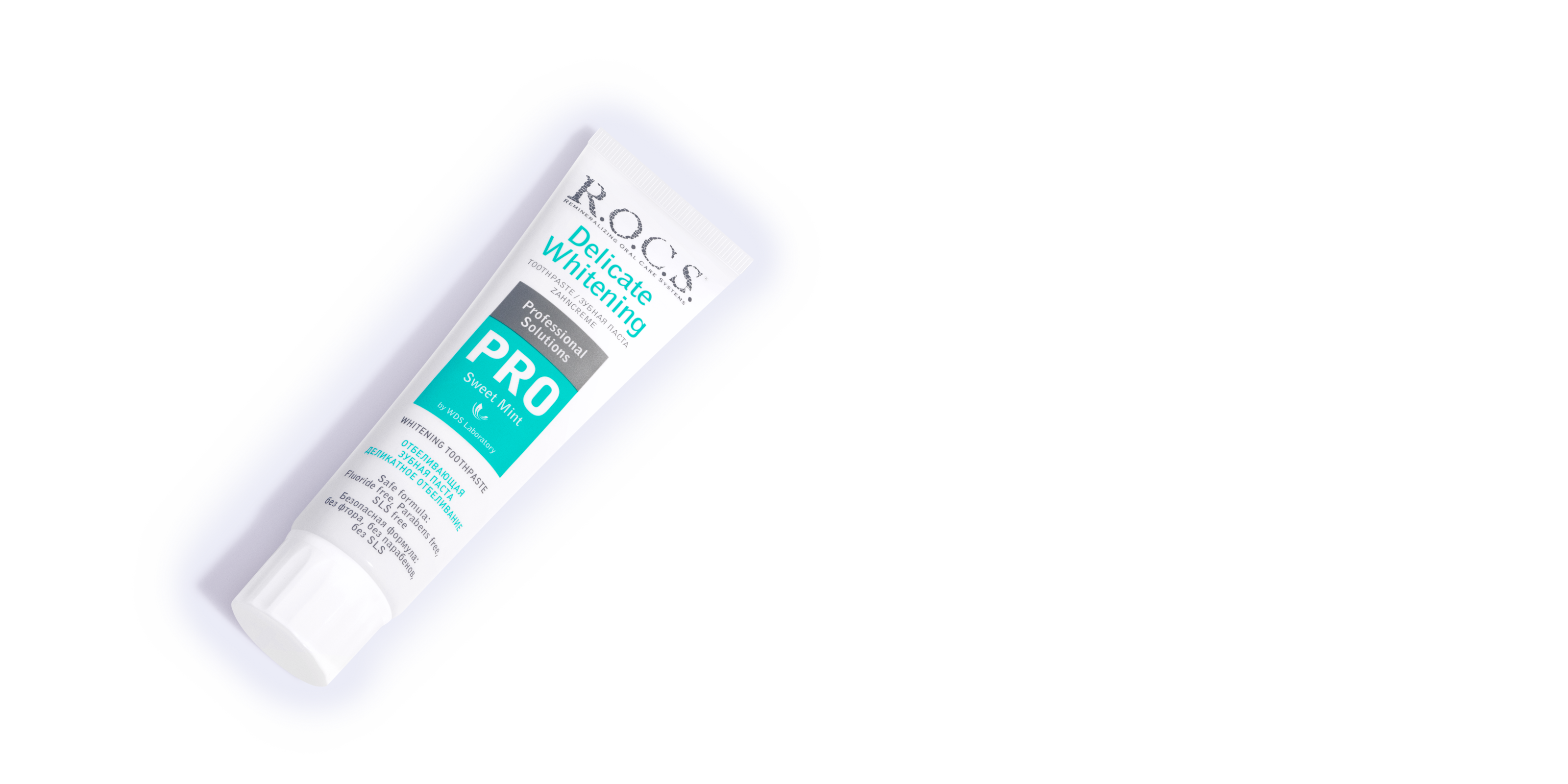 Зубная паста R.O.C.S. PRO Деликатное Отбеливание, Sweet Mint, 135 гр