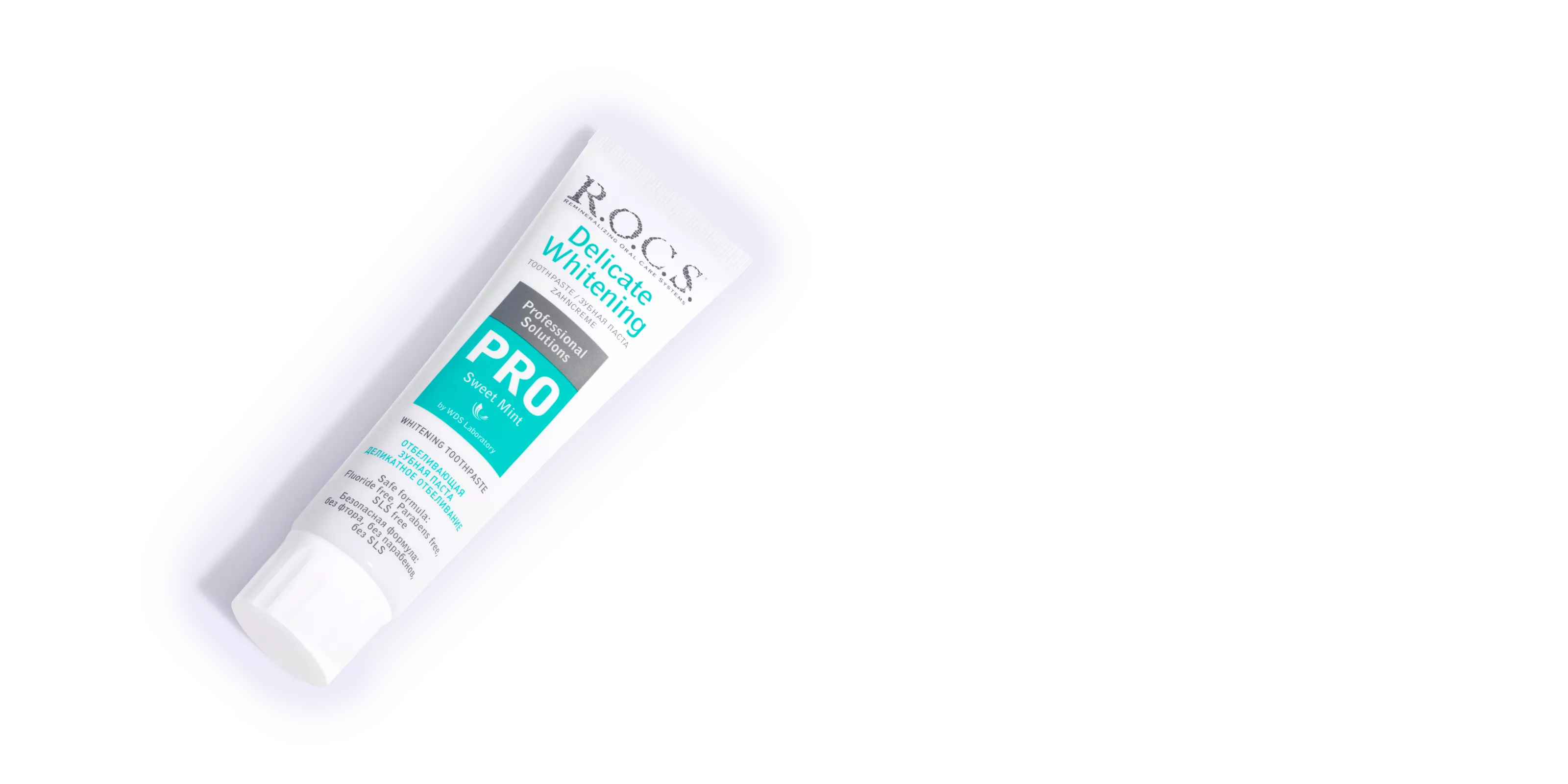 Зубная паста R.O.C.S. PRO Деликатное Отбеливание, Sweet Mint, 135 гр