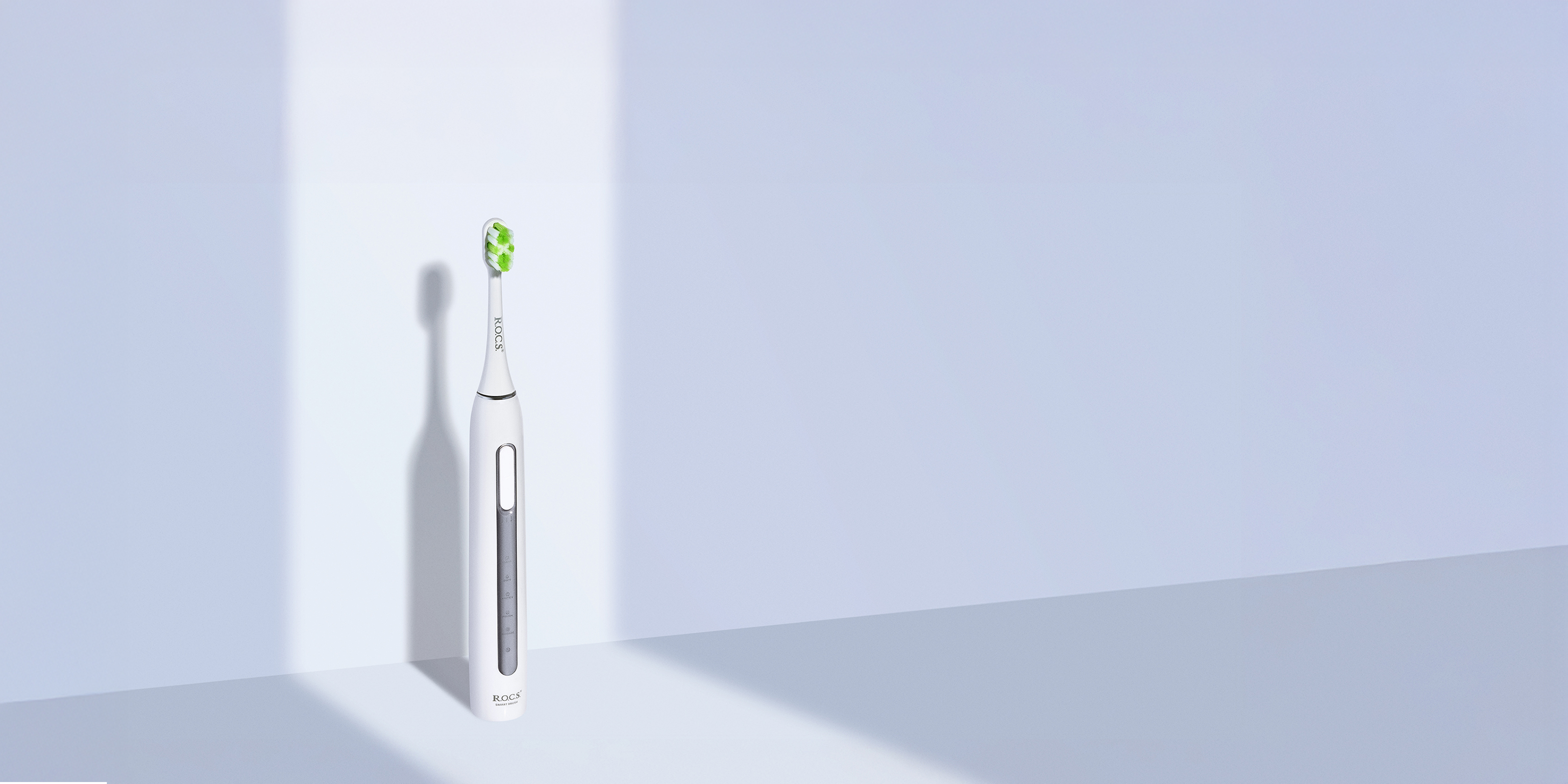 Электрическая зубная щетка R.O.C.S. Sonic, белая