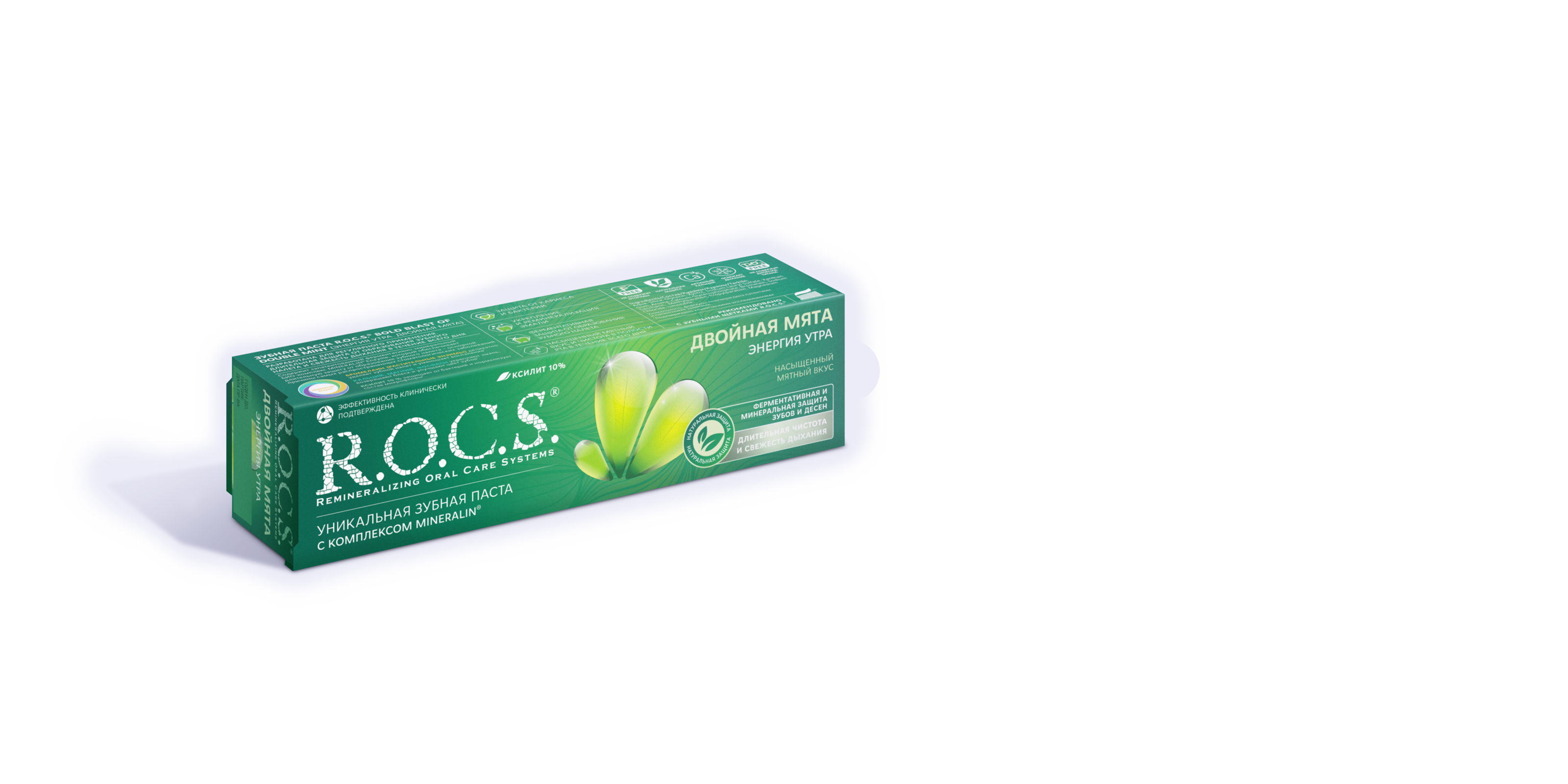 Зубная паста R.O.C.S. Двойная Мята, 74 гр