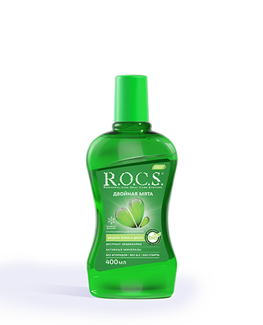 Ополаскиватель R.O.C.S. Двойная мята, 400 мл