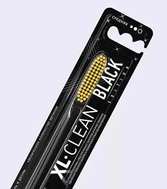 Зубная щетка R.O.C.S. ХL-CLEAN BLACK EDITION