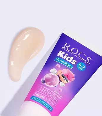 Зубная паста R.O.C.S. Kids Бабл Гам, 45&nbsp;гр