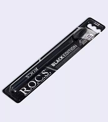 Зубная щетка R.O.C.S. Black Edition Classic