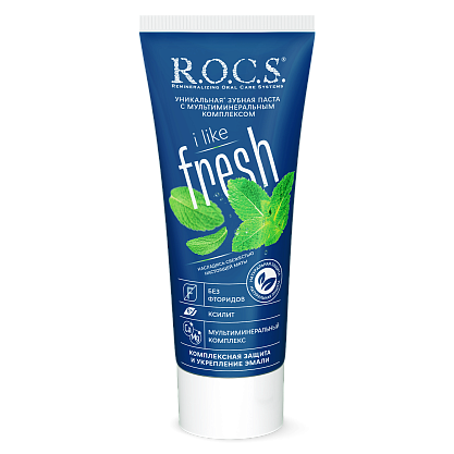 Зубная паста R.O.C.S. iLike Fresh, 74 гр