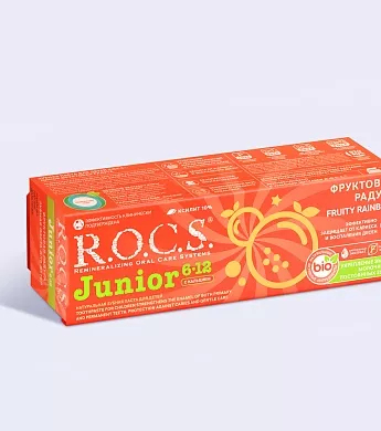 Зубная паста R.O.C.S. Junior Фруктовая радуга, 74&nbsp;гр