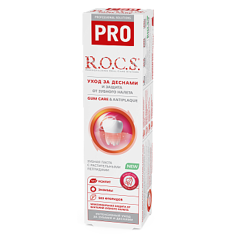 Зубная паста R.O.C.S. PRO Gum Care & Antiplaque, 74 гр