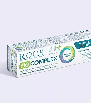Зубная паста R.O.C.S. BIOCOMPLEX Активная защита, 94&nbsp;гр