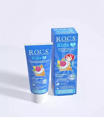 Зубная паста R.O.C.S. Kids Фруктовый рожок (без фтора), 45&nbsp;гр