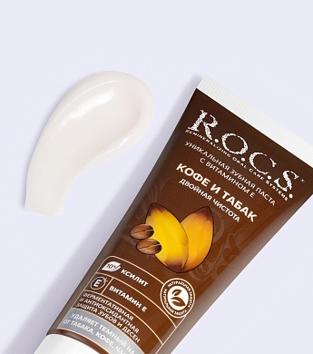 Зубная паста R.O.C.S. Кофе и Табак, 74 гр