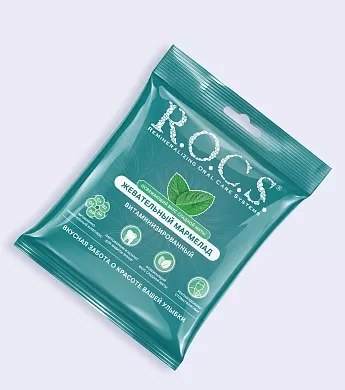 Мармелад жевательный R.O.C.S.®   освежающий вкус сладкой мяты