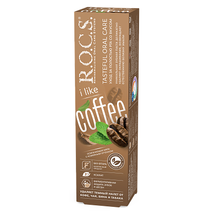 Зубная паста R.O.C.S. iLike Coffee, 74 гр