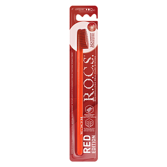 Зубная щетка R.O.C.S. RED Edition Classic