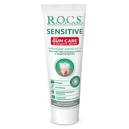 Зубная паста R.O.C.S. SENSITIVE Plus Gum Care, 94 гр