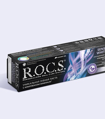 Зубная паста R.O.C.S. Сенсационное отбеливание, 74 гр