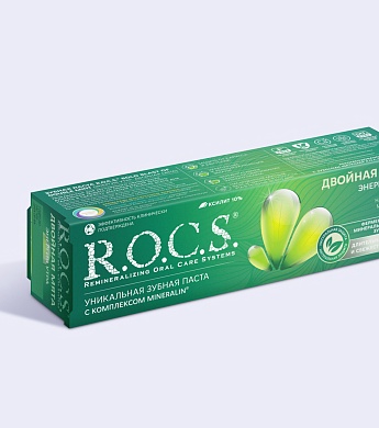 Зубная паста R.O.C.S. Двойная Мята, 74 гр