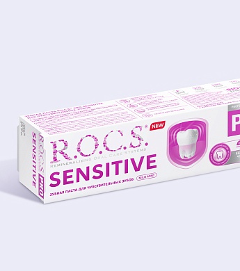 Зубная паста R.O.C.S. PRO SENSITIVE для чувствительных зубов, 74 гр