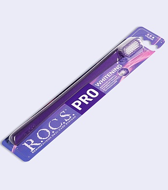 Зубная щетка R.O.C.S. PRO WHITENING