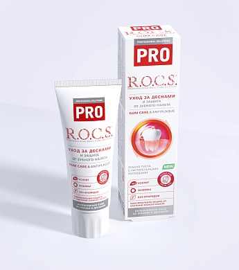 Зубная паста R.O.C.S. PRO Gum Care & Antiplaque, 74 гр