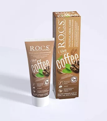 Зубная паста R.O.C.S. iLike Coffee, 74&nbsp;гр