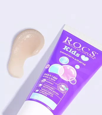 Зубная паста R.O.C.S. Kids Бабл Гам, 45&nbsp;гр