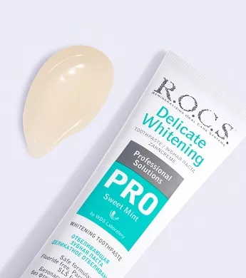 Зубная паста R.O.C.S. PRO Деликатное Отбеливание, Sweet Mint, 135&nbsp;гр