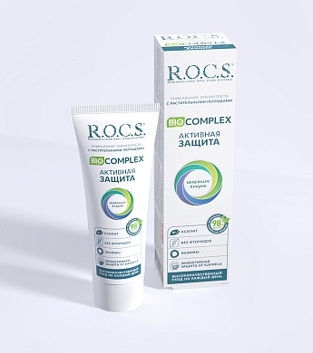 Зубная паста R.O.C.S. BIOCOMPLEX Активная защита, 94 гр