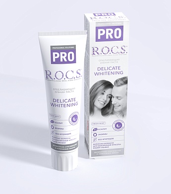 Зубная паста R.O.C.S. PRO Деликатное Отбеливание, Fresh Mint, 135 гр
