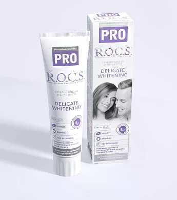 Зубная паста R.O.C.S. PRO Деликатное Отбеливание, Fresh Mint, 135&nbsp;гр