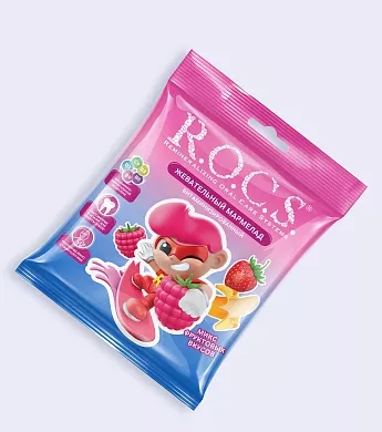 Мармелад жевательный R.O.C.S.®  “Микс фруктовых вкусов»