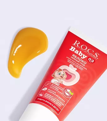 Зубная паста R.O.C.S. Baby Нежный уход. Яблоко, 45&nbsp;гр