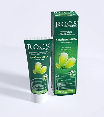 Зубная паста R.O.C.S. Двойная Мята, 74 гр
