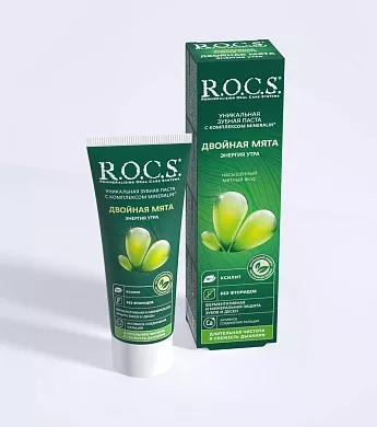 Зубная паста R.O.C.S. Двойная Мята, 74&nbsp;гр
