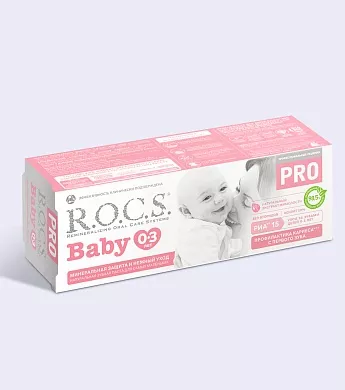 Зубная паста R.O.C.S. PRO Baby Минеральная защита и нежный уход, 45&nbsp;гр