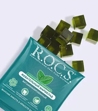 Мармелад жевательный R.O.C.S.®   освежающий вкус сладкой мяты