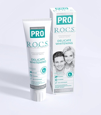 Зубная паста R.O.C.S. PRO Деликатное Отбеливание, Sweet Mint, 135 гр