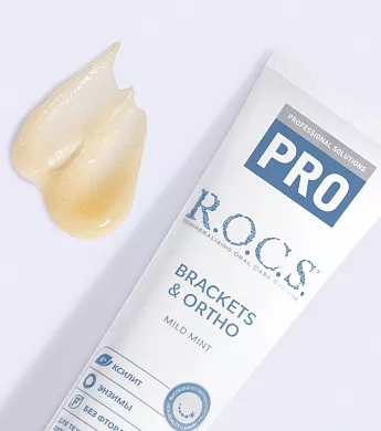 Зубная паста R.O.C.S. PRO Brackets & Ortho, 135&nbsp;гр