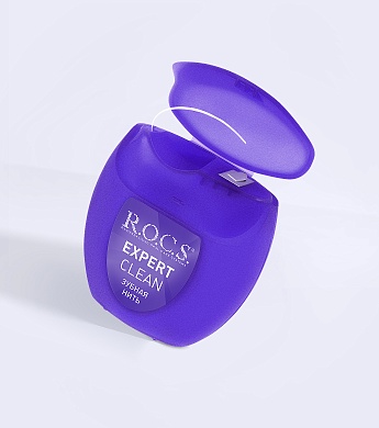 Зубная нить R.O.C.S. EXPERT CLEAN тонкая, 40 м