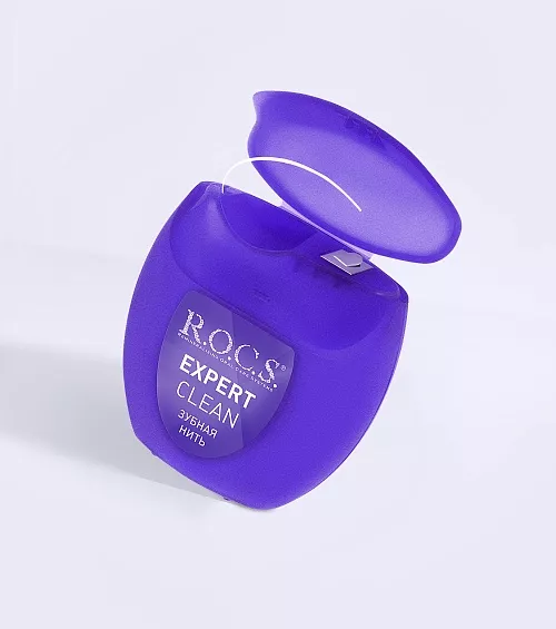 Зубная нить R.O.C.S. EXPERT CLEAN тонкая, 40 м