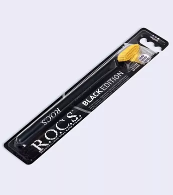 Зубная щетка R.O.C.S. ХL-CLEAN BLACK EDITION