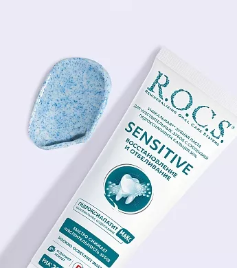 Зубная паста R.O.C.S. SENSITIVE Восстановление и Отбеливание, 94&nbsp;гр