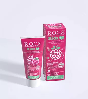 Зубная паста R.O.C.S. Kids Малиновый Смузи, 45&nbsp;гр